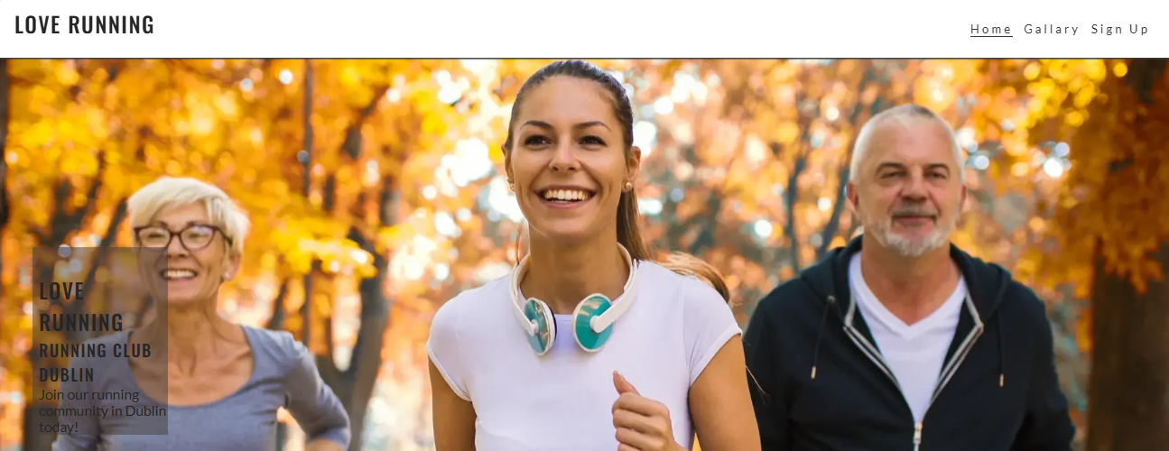 love running website